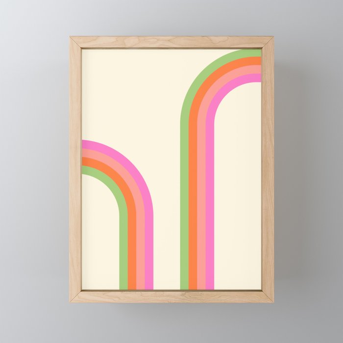 Lines Framed Mini Art Print