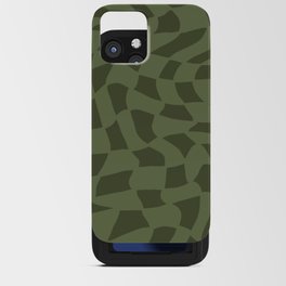 Checkers Gone Wild - Green iPhone Card Case