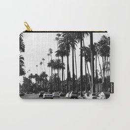 Los Angeles Black and White Carry-All Pouch