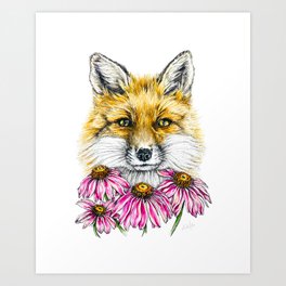 The Red Fox Art Print