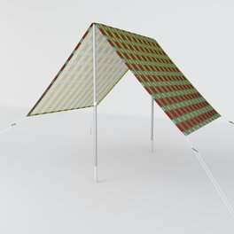 Red And Green Geometric Gradient Sun Shade