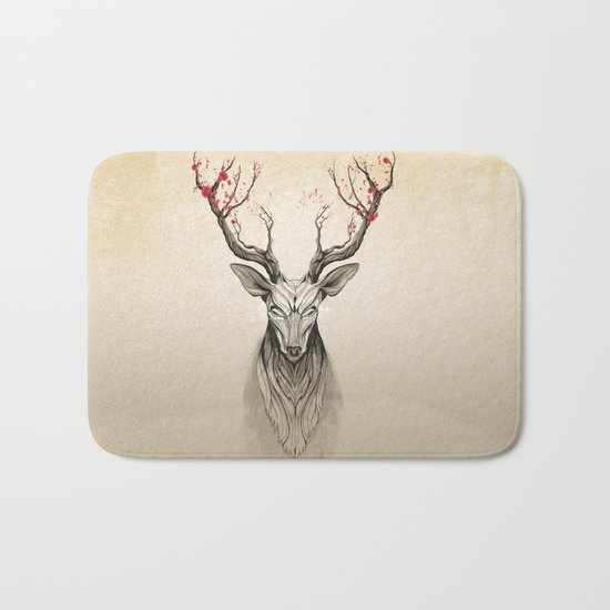 Deer tree Bath Mat