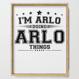 i’m Arlo doing Arlo things Serving Tray