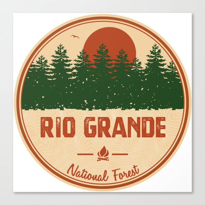 Rio Grande National Forest Canvas Print