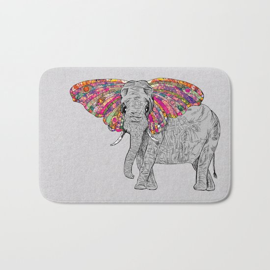 Bella The Happy Butterphant Bath Mat