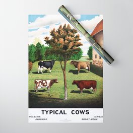 Typical Cows Wrapping Paper