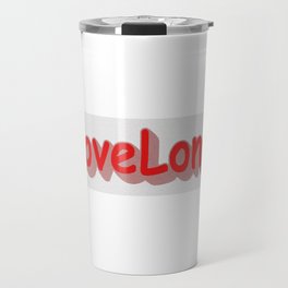 "#iLoveLondon" Cute Design. Buy Now Travel Mug