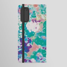 abstract zinnias #22 Android Wallet Case