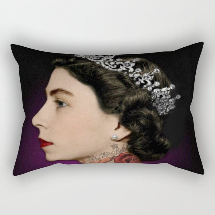 Queen Noir Rectangular Pillow