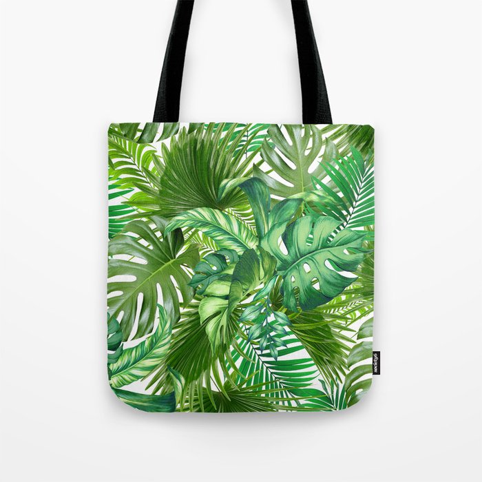 green tropic Tote Bag