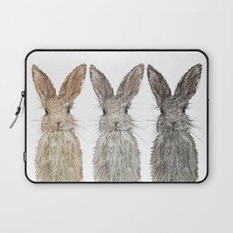 Triple Bunnies Laptop Sleeve