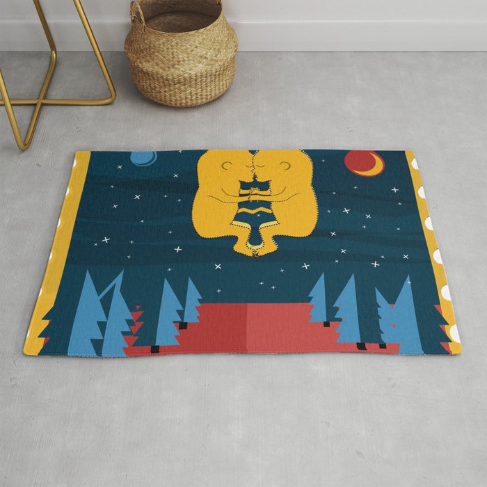 Embryonic love Rug