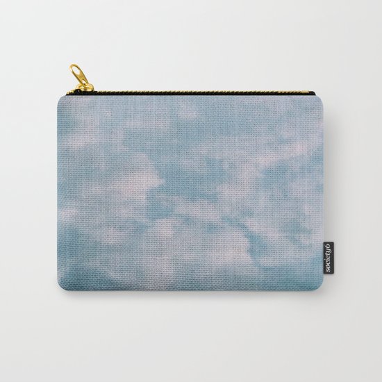 Fluffy Blue Clouds Carry-All Pouch
