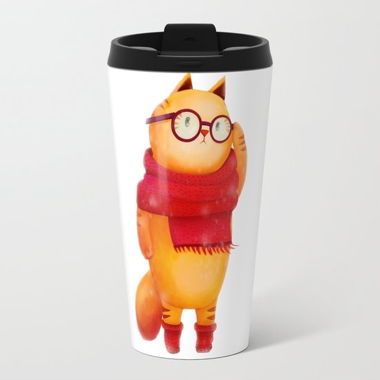 Smart cat Travel Mug