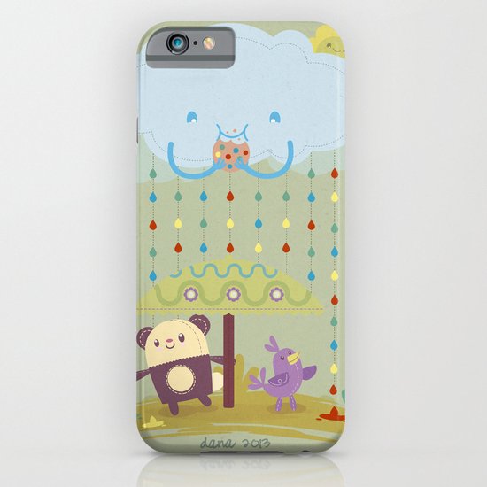 color raindrops keep falling on my head iPhone & iPod Case