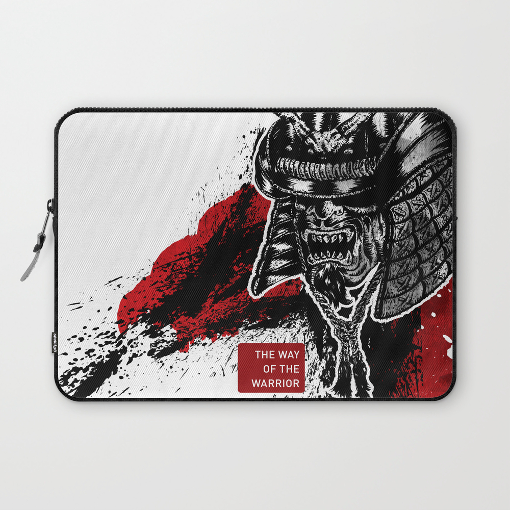 The Way Of The Warrior - Kabuto Laptop Sleeve by furrydraw