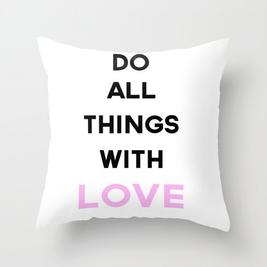 LOVE Throw Pillow