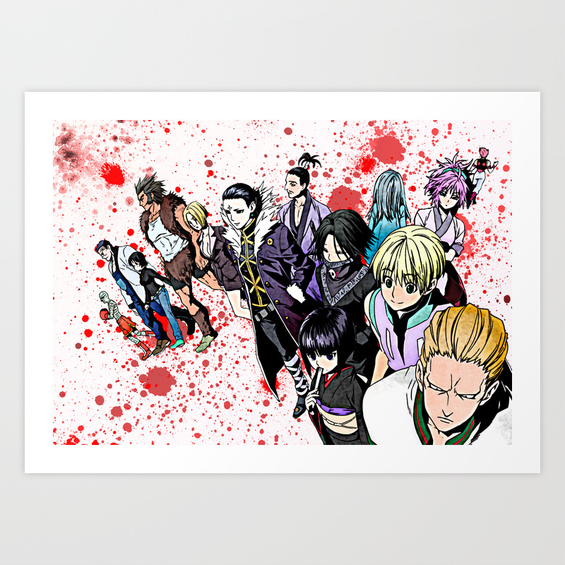 Phantom Troupe Squad Art Print By Maxiposters Society6