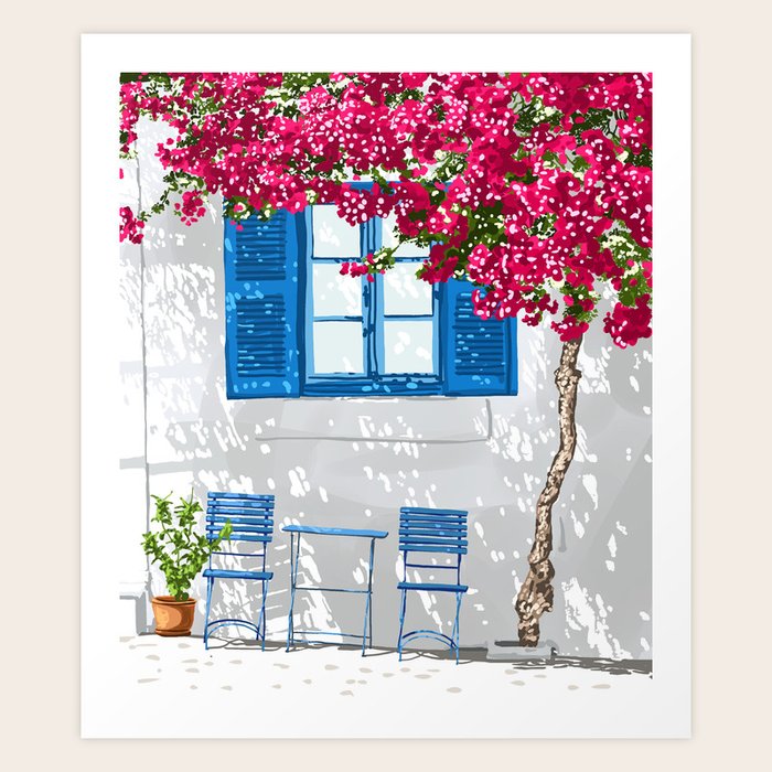 Party of Two Art Print by 83 Oranges by Uma Gokhale | Society6