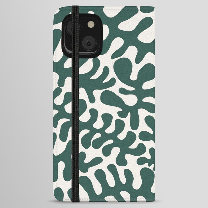 Henri Matisse cut outs seaweed plants pattern 2 iPhone Wallet Case