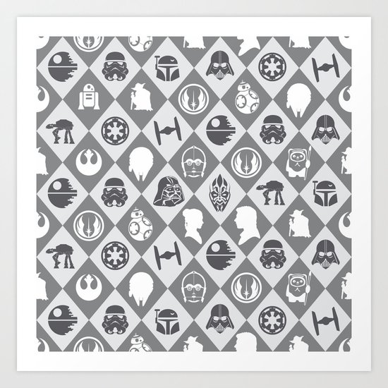May the force be with u Art Print