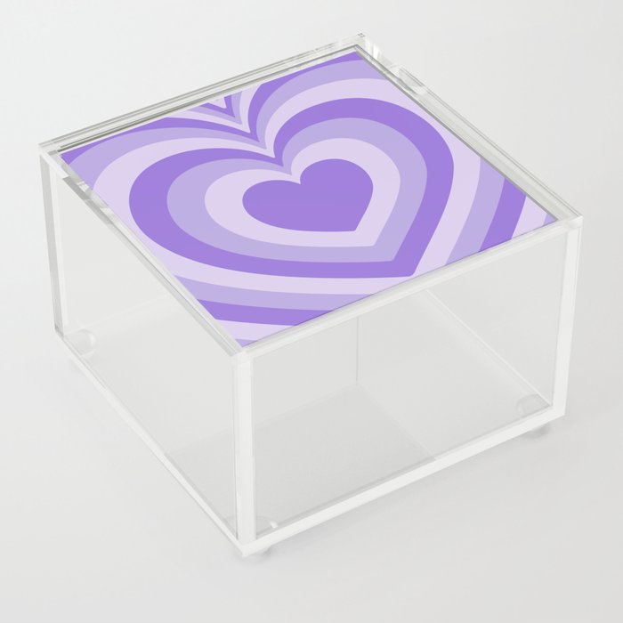y2k heart layers 2 Acrylic Box