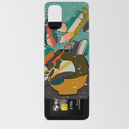 colorful eucalyptus leaves Android Card Case