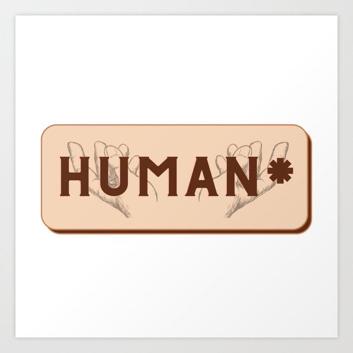Variant Human Dungeons and Dragons Race Art Print by Mikayla