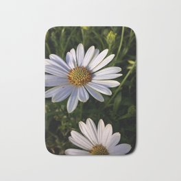 Daisies in Twilight Bath Mat