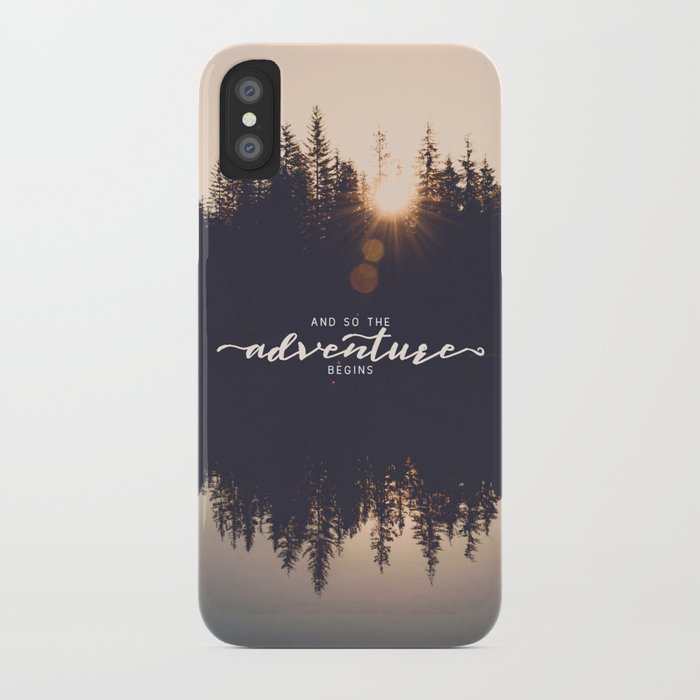 and so the adventure begins ii iphone case