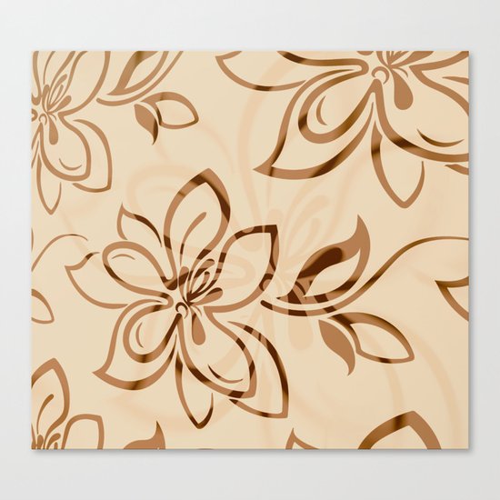Brown Garden Canvas Print