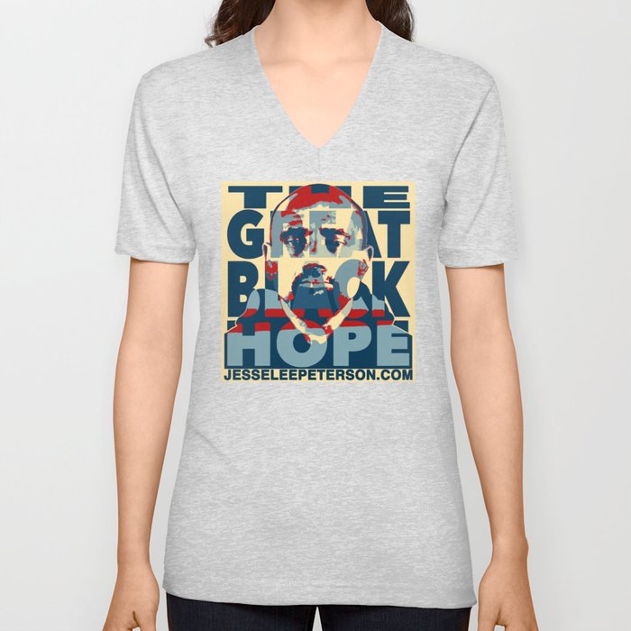 Great Black Hope V Neck T Shirt