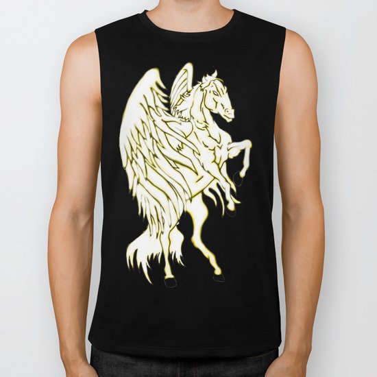 Pegasus at Sunset Biker Tank