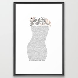 Sherlock's Woman Framed Art Print