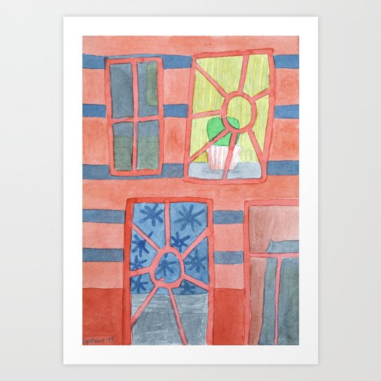 The Red House Art Print