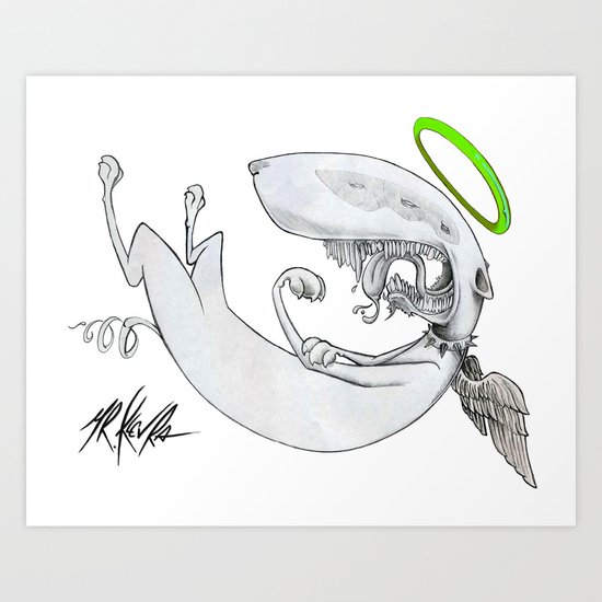 Saint Fuck Mr.Klevra Art Print