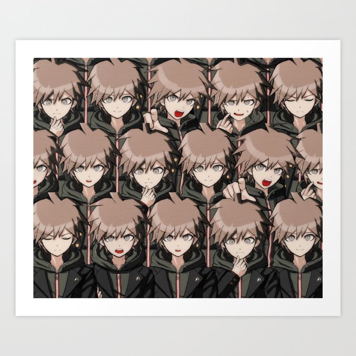 Makoto Naegi Art Print By Raybound420 Society6 See over 739 naegi makoto images on danbooru. makoto naegi art print by raybound420