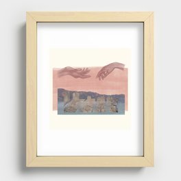 Body + Cityscape Recessed Framed Print