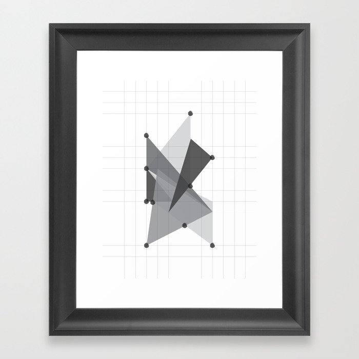 Galaxy Polygons XVIII Framed Art Print