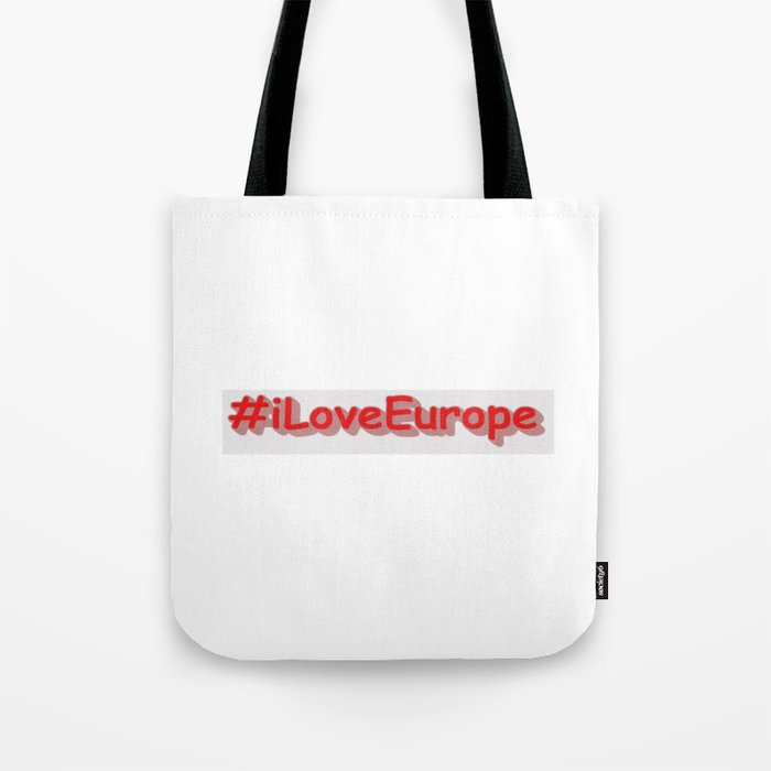 "#iLoveEurope" Cute Design. Buy Now Tote Bag