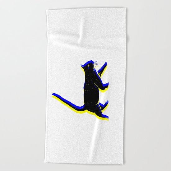 cat Beach Towel
