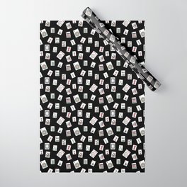 Black Mahjong Wrapping Paper