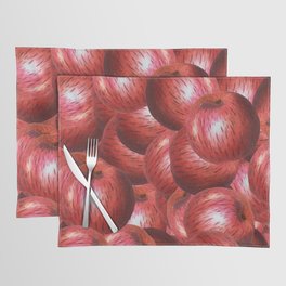 Red Apple Seamless Pattern Placemat