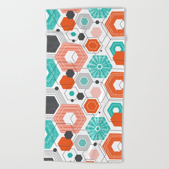 Too Hip To Be Square Beach Towel