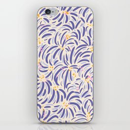 Powerful and floral pattern invers iPhone Skin