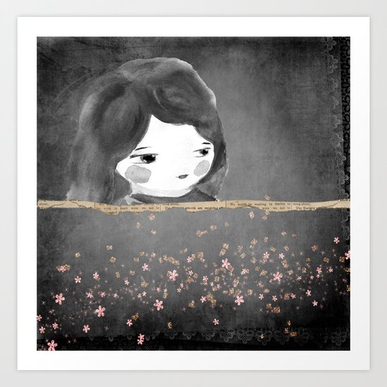 Bed star Art Print