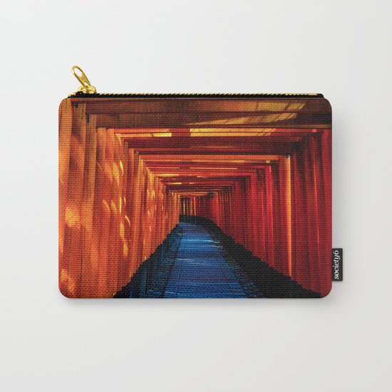 blue orange temple Carry-All Pouch