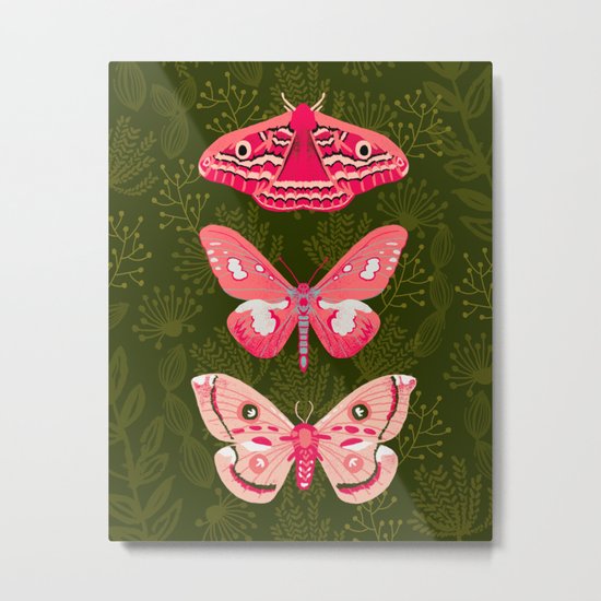 Lepidoptery No. 7 by Andrea Lauren Metal Print