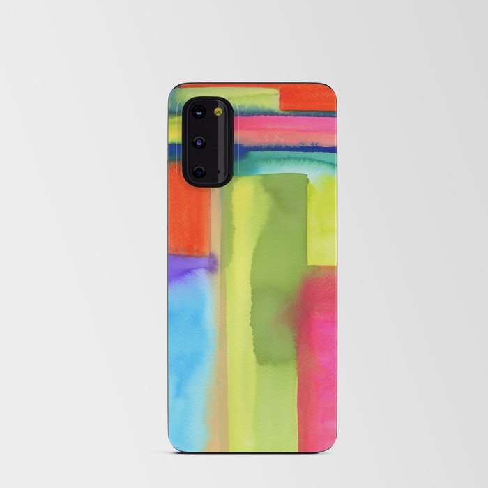 abstract cubes Android Card Case