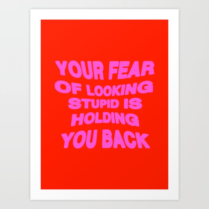 Fear #3 Art Print